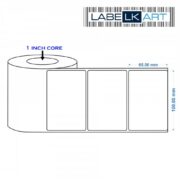 100x65mm 1up Chromo Label Roll