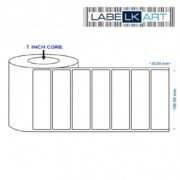 100x30mm 1up Chromo Label Roll