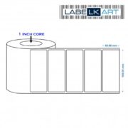 100x40mm 1up Chromo Label Roll