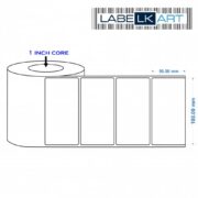 100x50mm 1up Polyester Label Roll