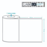 100x100mm 1up Direct Thermal Label Roll