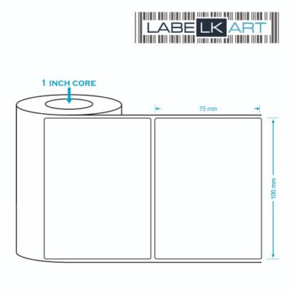 100x75mm 1up Direct Thermal Label Roll