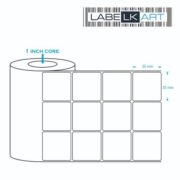 35x35mm 3up Chromo Label Roll