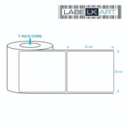 35x40mm 1up Chromo Label Roll