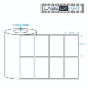38x25mm 2UP Direct Thermal Label Roll
