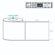38x50mm 2up Chromo Label Roll