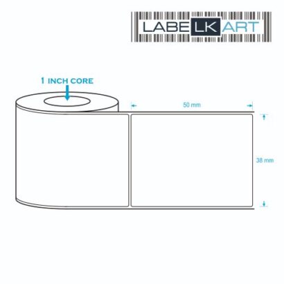 38x50mm 2up Chromo Label Roll
