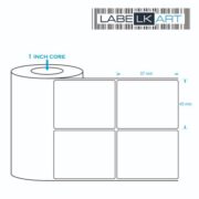 45x57mm 2up Chromo Label Roll