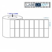 50x25mm 2up Chromo Label Roll