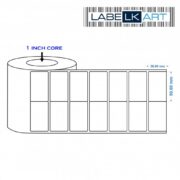 50x30mm 2up Chromo Label Roll