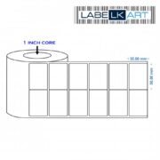 50x35mm 2up Chromo Label Roll