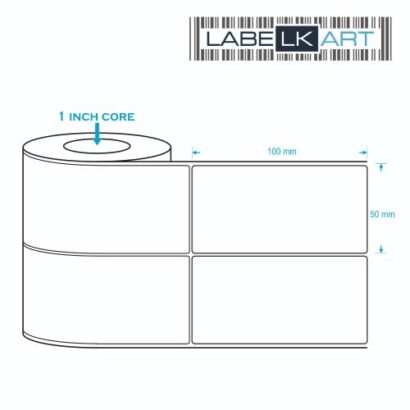 50x100mm 2up Chromo Label Roll