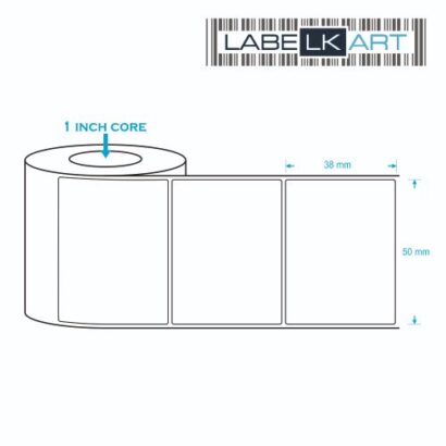 50x28mm 1up Chromo Label Roll