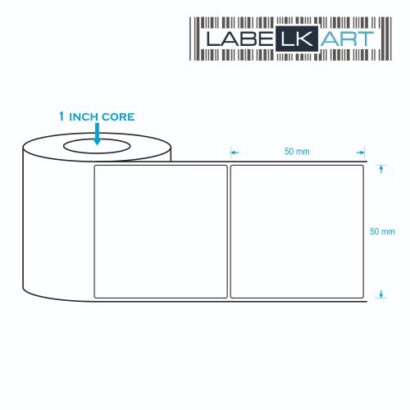 50x50mm 1up Chromo Label Roll