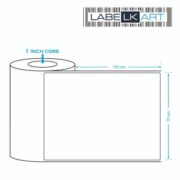 75x100mm 1up Chromo Label Roll