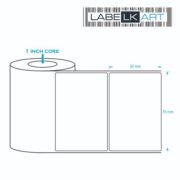 75x50mm 1up Chromo Label Roll