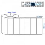 100x35mm 1up Chromo Label Roll