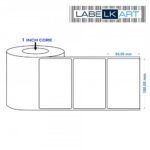 100x65mm 1up Chromo Label Roll