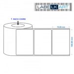 100x70mm 1up Chromo Label Roll