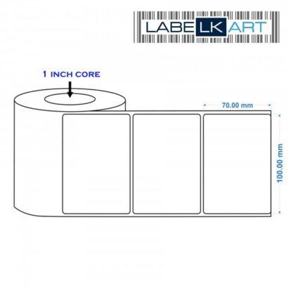 100x70mm 1up Chromo Label Roll