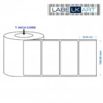 100x50mm 1up Polyester Label Roll