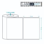 100x75mm 1up Direct Thermal Label Roll
