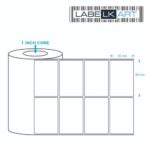 38x25mm 2UP Direct Thermal Label Roll