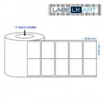50x38mm 2up Chromo Label Roll