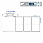 50x55mm 2up Chromo Label Roll