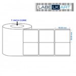 50x60mm 2up Chromo Label Roll