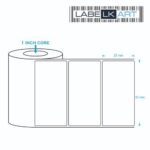50x25mm 1up Chromo Label Roll