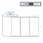 74x35mm 1up Chromo Label Roll