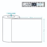 75x100mm 1up Chromo Label Roll