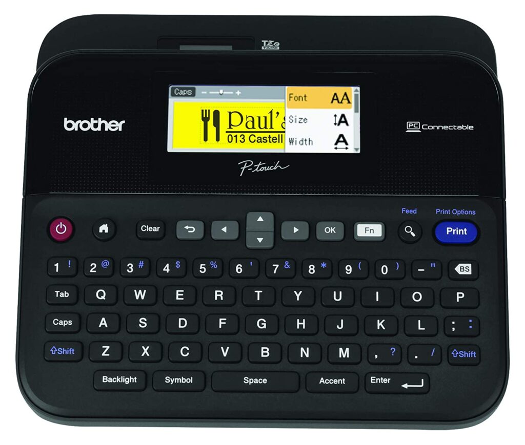 Brother PTD600 P Touch Label Printer Labelkart Online Shopping