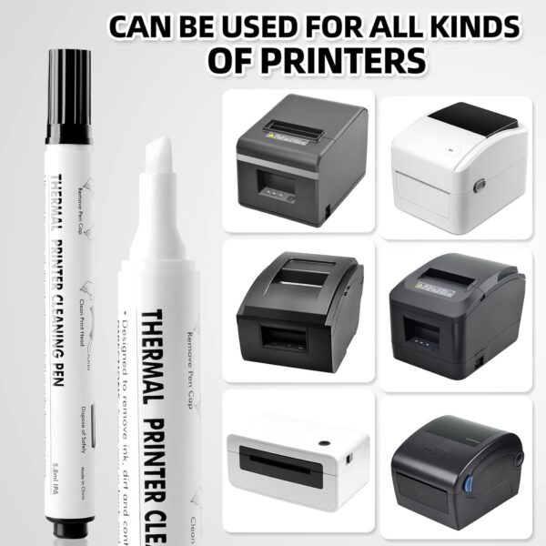 SCANWELL Printhead Cleaning Pen, Thermal & Card Printer Cleaner Pen, Decontamination Pen